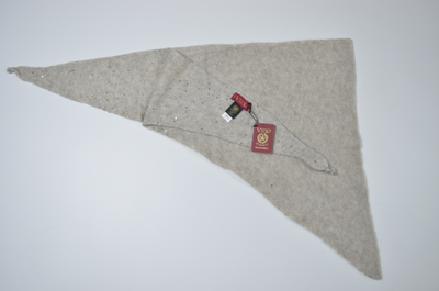 Бежевый итальянский шарф платок