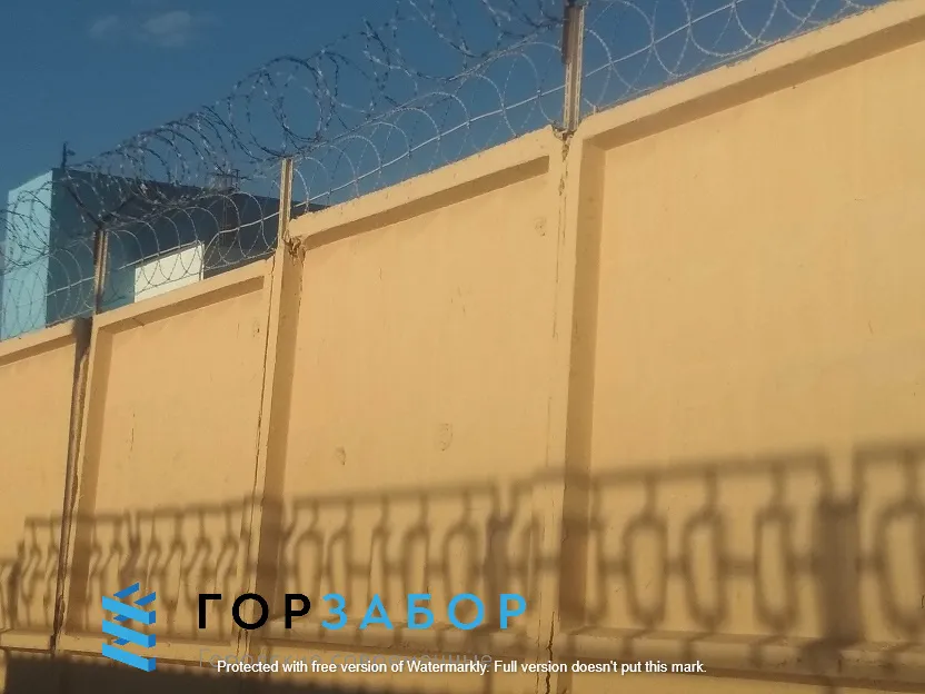 Устройство бетонного забора под ключ с егозой