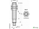 Оптический бесконтактный датчик O05-NO/NC-PNP-P (Л63, с регулировкой)