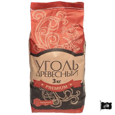 Уголь Древесный 3 кг.