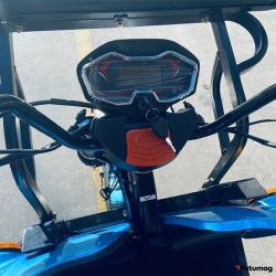 Трицикл пассажирский GreenCamel Пони Рикша (48V 1000W 30 км/ч) крыша, дифф