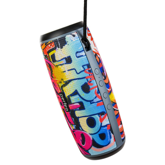 Bluetooth-колонка "HIP HOP" FM, microSD, USB, AUX, мощность 12Вт, 2600mAh, граффити