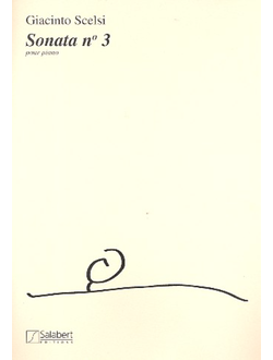 Scelsi, Giacinto Sonata no. 3 per pianoforte