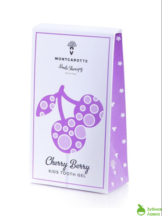ЗУБНОЙ ГЕЛЬ MONTCAROTTE KIDS TOOTH GEL СО ВКУСОМ ВИШНИ