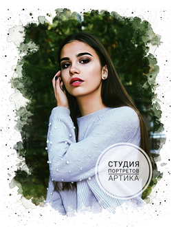 Портреты Акварель
