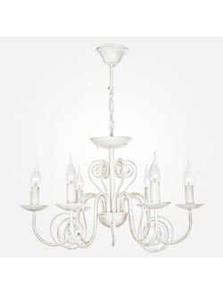 Люстра с двойным вариантом крепления 60018/6 белый с золотом Eurosvet