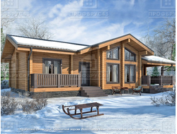 Дом из клееного бруса Алла, 126 м2