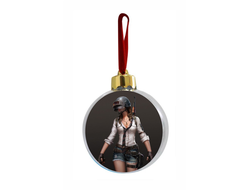 Шар елочный новогодний PlayerUnknown’s Battlegrounds, PUBG, ПУБГ №3