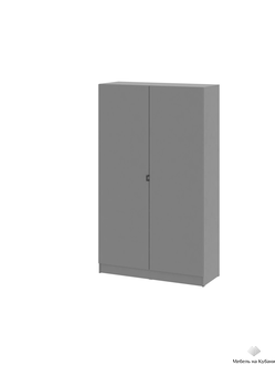 Энни 1200 шкаф двустворчатый распашной Графит