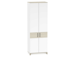 Спальня AURELIO (АУРЕЛИО) - AURELIO 55 Шкаф для белья + Фасады Стандарт Белый-Блеквуд Сатиновый