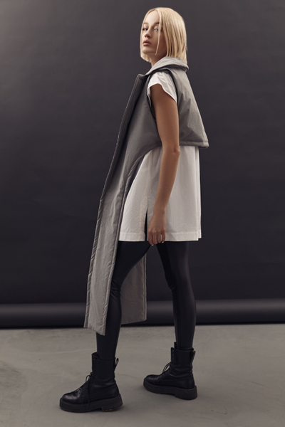 Парка Zhilet Серая