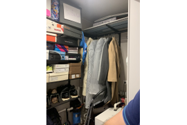 Черная гардеробная на  2-ой полевой