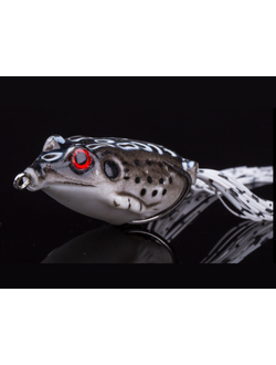 Воблер ThunderFrog Fishing (лягушка) 6гр, 4,5см,  черная спина/ белый живот