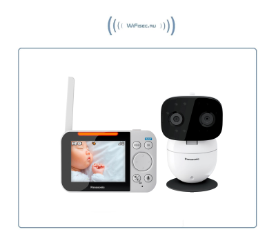 Видеоняня Panasonic KX-HN3001. В комплекте монитор 3,5" и одна поворотная видеокамера, VGA