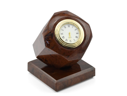 Модель № ST33: часы из обсидиана на подставке