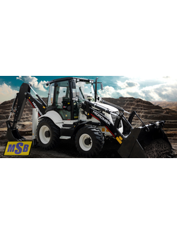 Стекла на экскаватор-погрузчик Hidromek HMK102S, Hidromek HMK102B