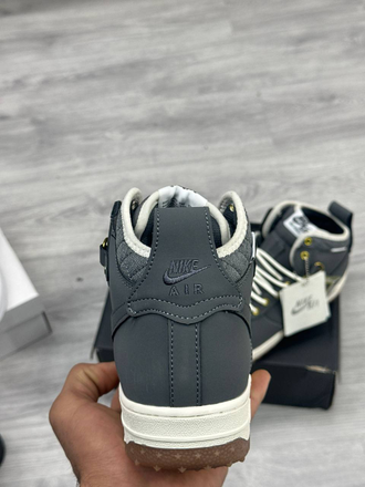 Nike Air Force 1 Duckboot Anthracite Gum Зимние