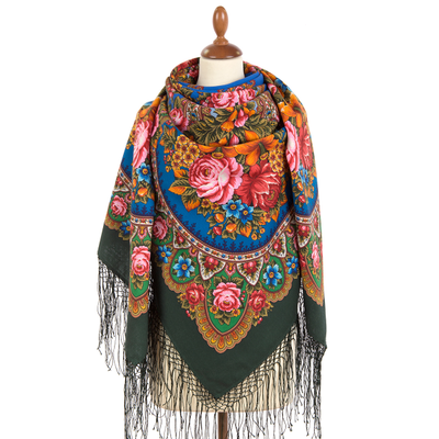 Павловопосадский платок Вдохновение 371-9