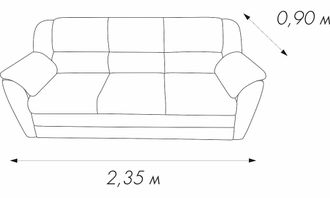 ДИВАН "Грация-5  Дельфин"