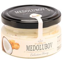 Крем-мёд Медолюбов кокос c миндалём 100мл