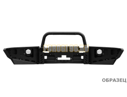 Передний силовой бампер серии Трофи на GREAT WALL Wingle 7 2018-2023 (02.232.13)