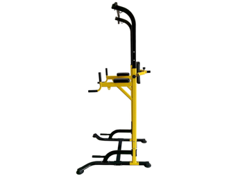 Стойка напольная турник-пресс-брусья DFC POWER TOWER G008Y с эспандерами