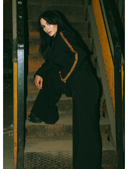 ПАРА СМЕННЫХ ЛАМПАСОВ. ЛЕОПАРД ГОРЧИЦА