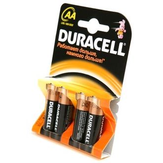 Батарейка Duracell 1.5V AA (Пальчиковая большая)