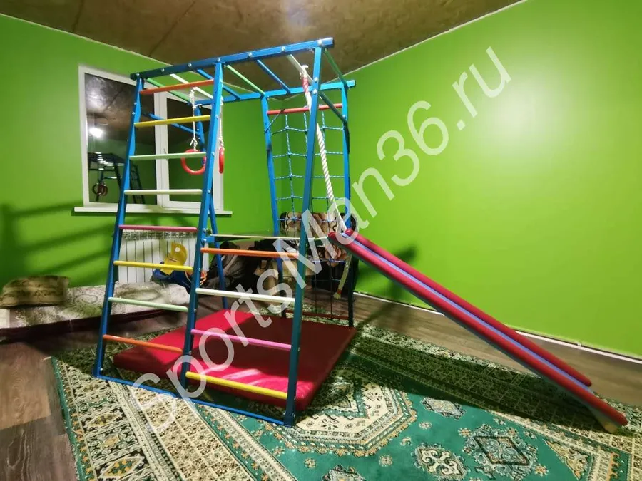 ДСК PLASTEP Теремок 170 металл с площадкой + Скалодром для детских комплексов