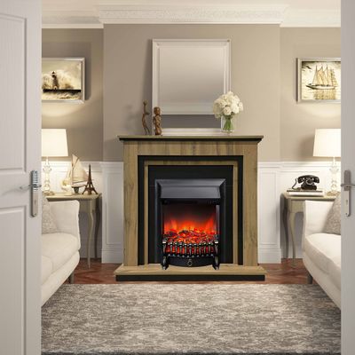 Электрокамин Вотан DW с очагом Fobos