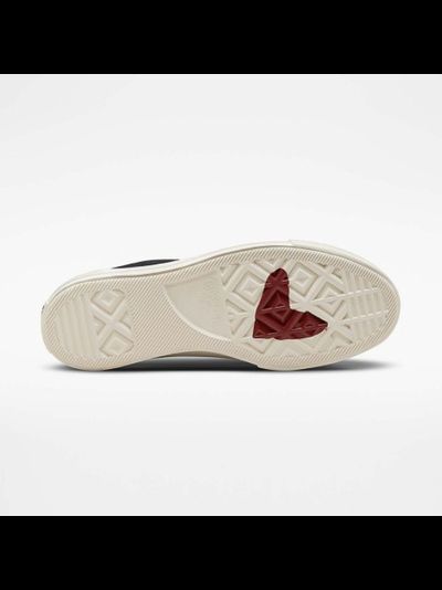 Кеды Converse на платформе Chuck Taylor All Star Lift Hearts Valentines Day черные высокие