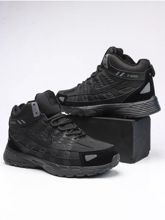 Nike P-6000 Gore-Tex High Total Black Зимние