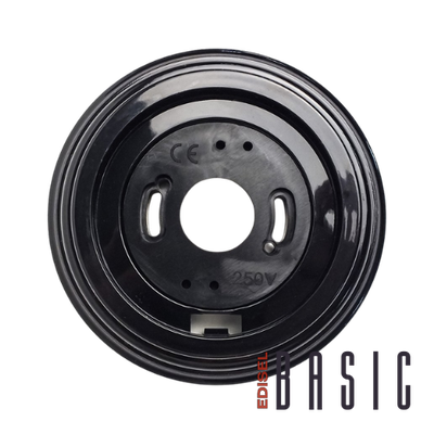 рамка одинарная пластиковая черная