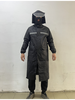 Плащ-дождевик c капюшоном, на молнии и кнопках № 6 ,ЦЕНА УКАЗАНО ЗА 1 шт