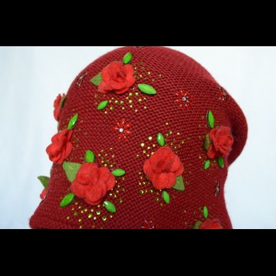 Шапка ушанка Vizio 5339 красная