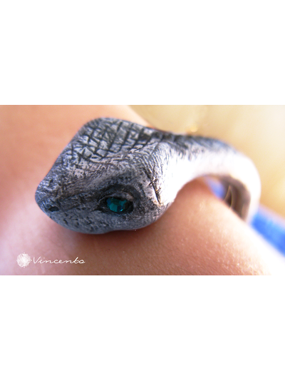 Хозяйка Сумеречного Леса. Браслет в виде змеи. Авторское украшение в анималистическом стиле