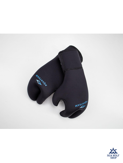 Рукавицы неопреновые 9мм AquaTeam 3х-палые У/ОП р.XXL