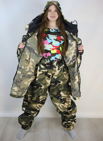 КОСТЮМ ГОРКА СВЕТЛАЯ ФЛОРА ВЕЛИКАН (БОЛЬШОГО РАЗМЕРА 64-66, 68-70, 72-74,) ТАКТИЧЕСКИЙ, ЛЕТНИЙ, КАМУФЛЯЖНЫЙ, ЗАЩИТНЫЙ, МИЛИТАРИ