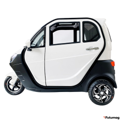 Трицикл GreenCamel Шторм (60V 2200W) кабина, понижающая белый