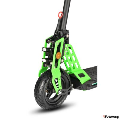 Электросамокат WHITE SIBERIA TAIGA 3 1000W GREEN UFO (кислотный зелёный)