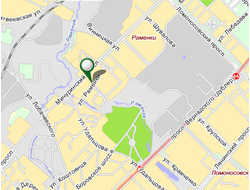 ул.Винницкая, Довженко, Лобачевского, Ломоносовский, Мичуринский, Мосфильмовская, Раменки.