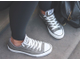 Кеды Converse All Star серые низкие купить в Москве дешево, кеды конверс серые фото