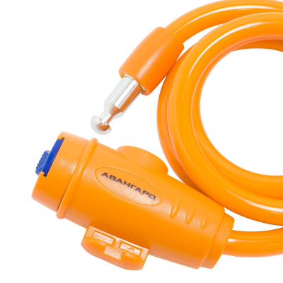 Замок с тросом ОРАНЖ 1000мм [8300]