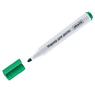 Маркер для досок Attache Accent зеленый, круглый наконечник, 1-5 мм