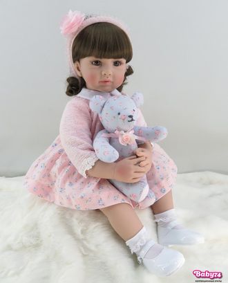 Кукла реборн — девочка  "Полина" 60 см