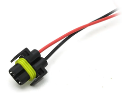 Разъем H11 пластиковый с проводами Female (мама), 1шт