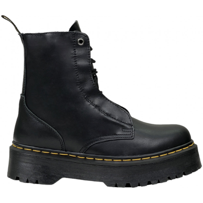Dr Martens Sinclair Milled Smooth Leather Platform Black