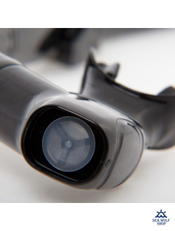 Трубка для дайвинга Marlin FLASH (изогнутая гофра) BLACK