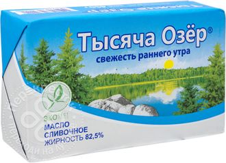 Масло сливочное &quot;Тысяча озёр&quot; 400 гр.