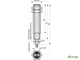 Оптический бесконтактный датчик O06-NO/NC-NPN (Л63, с регулировкой)